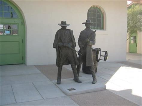 Wyatt Earp and Frank Stillwell - Statues of Historic Figures on ...