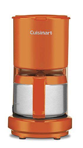 Cuisinart DCC-450OR 4-Cup Coffeemaker with Stainless-Steel Carafe – Orange (Certified ...