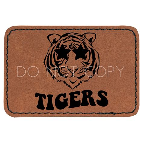 Preppy Tigers Mascot Patch – The Knotty Mama