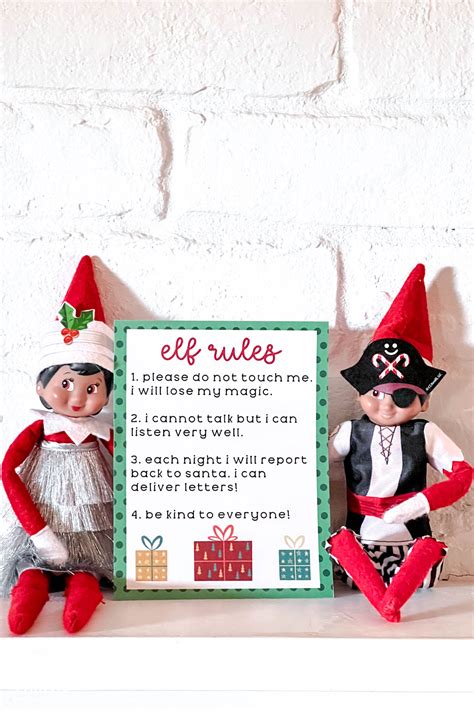 Elf on the Shelf Rules (Free Printable) for Easy Planning!