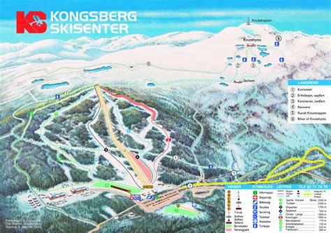 Kongsberg Trail map - Freeride