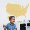 USA MAP WALL DECAL – looksugar