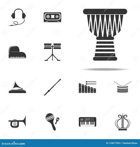 Ngoma Icon. Music Instruments Icons Universal Set for Web and Mobile Stock Illustration ...