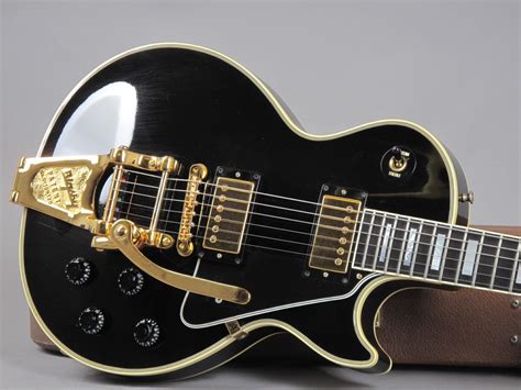 1997 Gibson Les Paul Custom “Black Beauty” 1957 Reissue – Historic Collection – Ebony – GuitarPoint