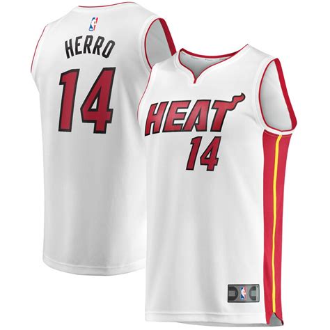 Tyler Herro Jersey S-3X 3XL 4X 4XL 5X 5XL White, Red Miami Heat