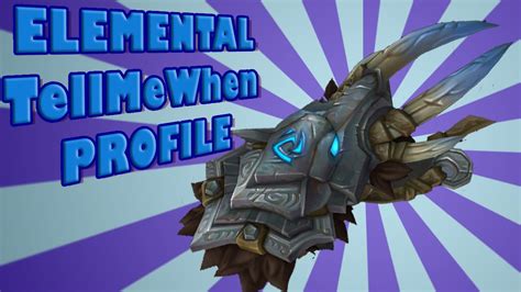 Elemental Shaman TMW Rotation Profile - 7.0.3 - LEGION w/Download - YouTube