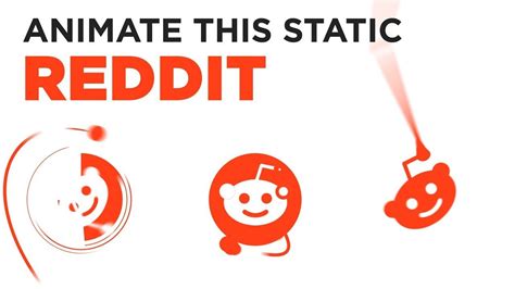 Reddit logo animation / Animate this static!