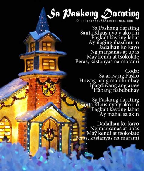 Most Popular Tagalog Christmas Songs - Christmas Celebrations ...