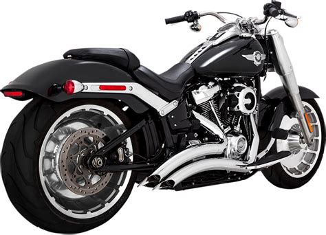 Vance & Hines Chrome Big Radius Exhaust System for 18-19 Harley Fat Boy ...