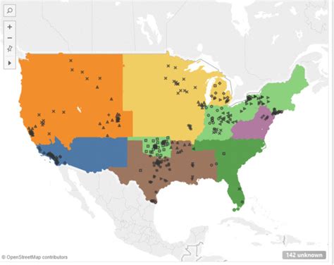 Mapping Zip code points on regional map