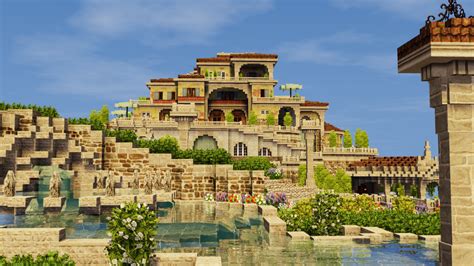 Villa and Gardens Minecraft Map