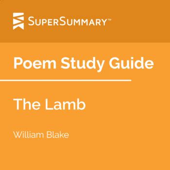 The Lamb Poem Study Guide by SuperSummary | TPT