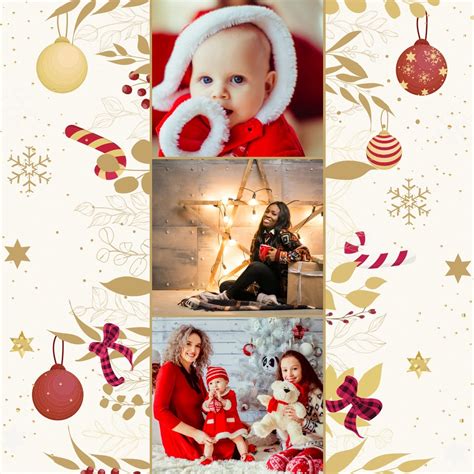 Christmas collage Design Template | Pixiz