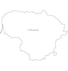 Lithuania, Map & Outline Vector Images (45)