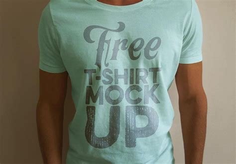 T-Shirt (front view) Mockup | The Free Mockup