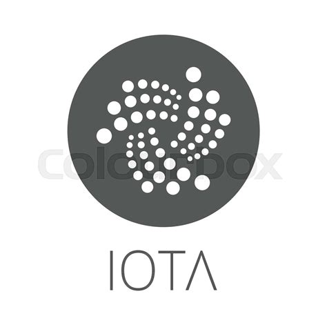 IOTA coin symbol logo. | Stock vector | Colourbox