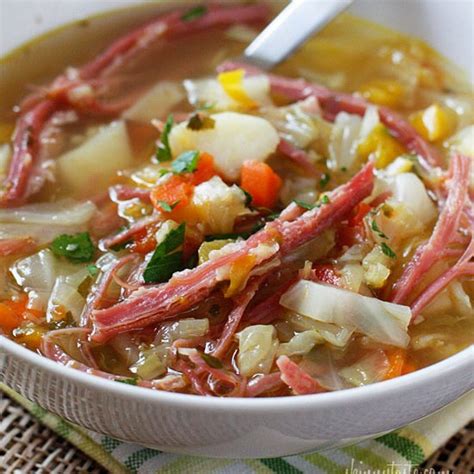 Corned Beef and Cabbage Soup - BonBon Break