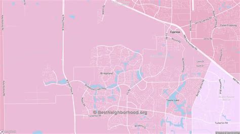 Bridgeland, Cypress, TX Political Map – Democrat & Republican Areas in Bridgeland ...