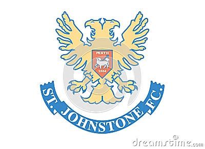 ST Johnstone FC Logo Cartoon Vector | CartoonDealer.com #144299083