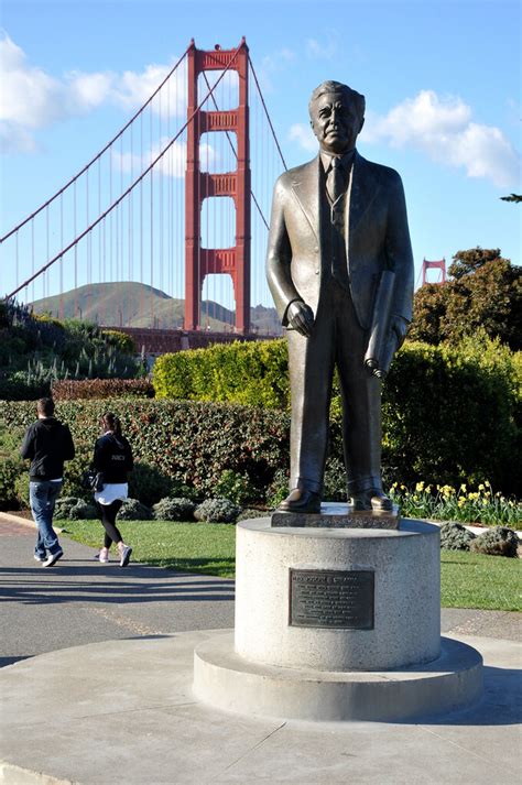 Statue of Joseph B. Strauss - Golden Gate Bridge - San Fra… | Flickr