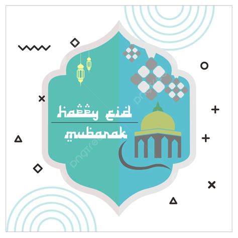 Eidmubarak Islamic Muslim Arabian, 伊斯蘭教, Eid, 穆斯林向量圖案素材免費下載，PNG，EPS和AI素材下載 - Pngtree