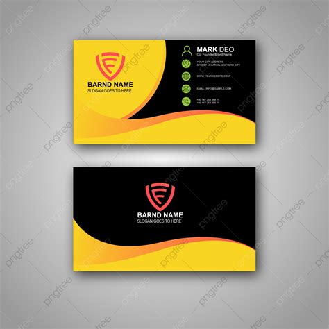 Professional Modern Business Card Template Download on Pngtree