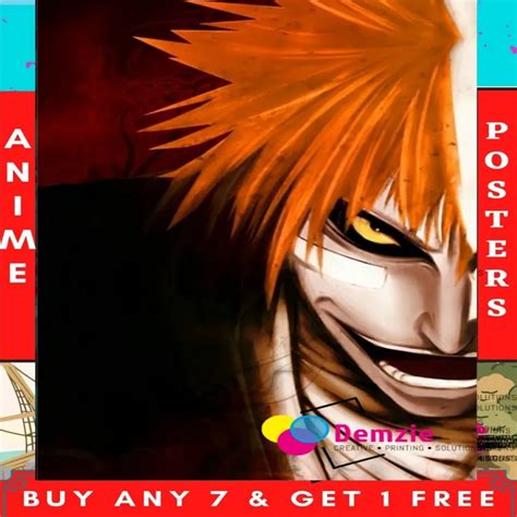 Bleach: A4 Anime Poster - HD Prints | Normal, Sticker & Laminated ...