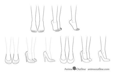 How To Draw Anime Girl Shoes