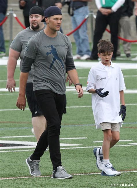 Tom Brady and Son Jack at Best Buddies Charity Match 2017 | POPSUGAR ...