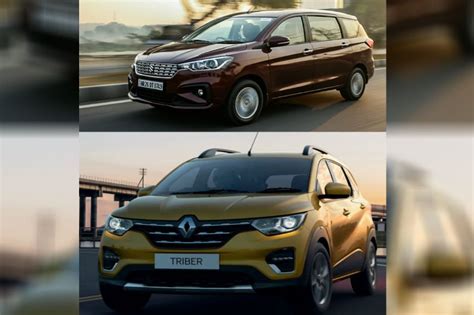 Renault Triber vs Maruti Suzuki Ertiga Spec Comparison: Specifications, Features, Video Review ...