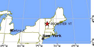 Rochester, Vermont (VT) ~ population data, races, housing & economy