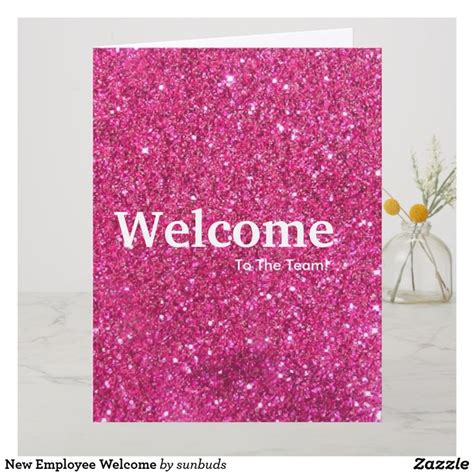New Employee Welcome Card | Zazzle.com | Welcome card, Custom greeting cards, Cards