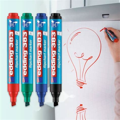 T German White Paper Marker Pen Anti-Penetration Flipchart Marker ...