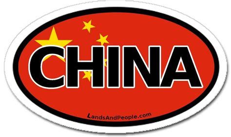 China Vinyl Sticker Oval for Cars, any Surface – Lands & People