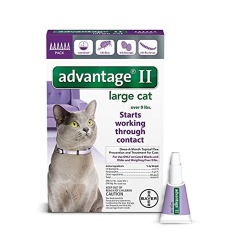 Bayer Advantage II for Large Cats Over 9 lbs, 6 Pack – Pets Trend Store