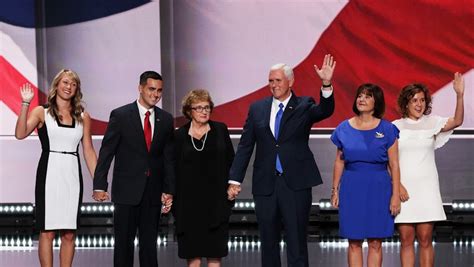 Mike Pence Family - Mike Pence family daughter son - Mike pence was born michael richard pence ...