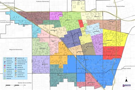 Map And Boundaries | Anaheim Elementary School District - Anaheim California Google Maps ...