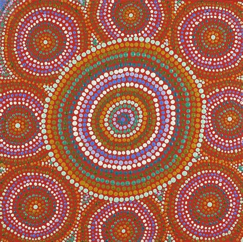 Aboriginal Artwork by Selma Napanangka Tasman / Bush Tomato Dreaming (1A) is the name of the ...