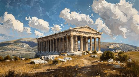 Doric Temple In Segesta Background, Doric, Temple, Segesta Background Image And Wallpaper for ...