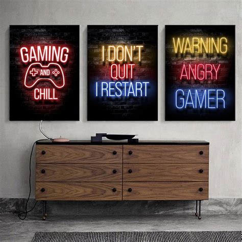 GAMING EVOLUTION - Gaming Room Poster Wall Art - OSEZO