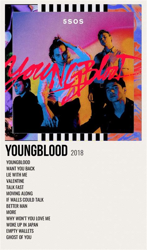 youngblood | Famous album covers, 5sos album cover, 5sos album