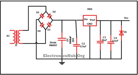Why do we use two parallel capacitors in a voltage regulator circuit? - Electrical Engineering ...