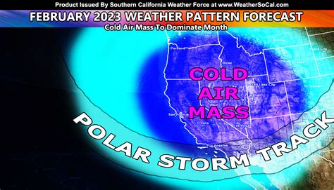 February 2023 Weather Pattern Forecast For The Southwestern United ...