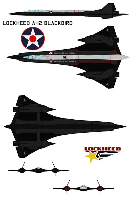 Lockheed A-12 Blackbird by bagera3005 on DeviantArt