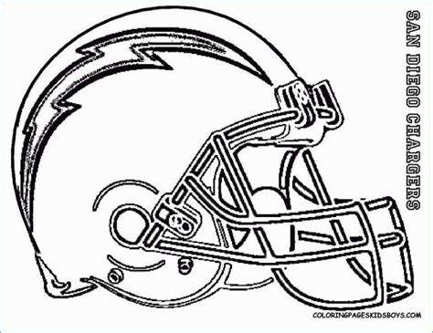 Colorful Football Helmet Coloring Page