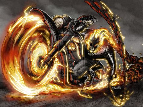 ghost rider - The Ghost Rider Fan Art (36490555) - Fanpop