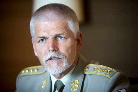 Petr Pavel / Chairman Of The Nato Military Committee General Petr Pavel Addresses News Photo ...