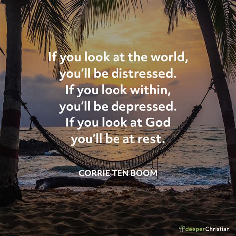 Find Rest in God – Corrie Ten Boom | Deeper Christian Quotes