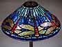 16" Dragonfly Tiffany Lamp