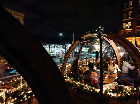 Lux Domes | Café Benelux | Rooftop Winter Dining